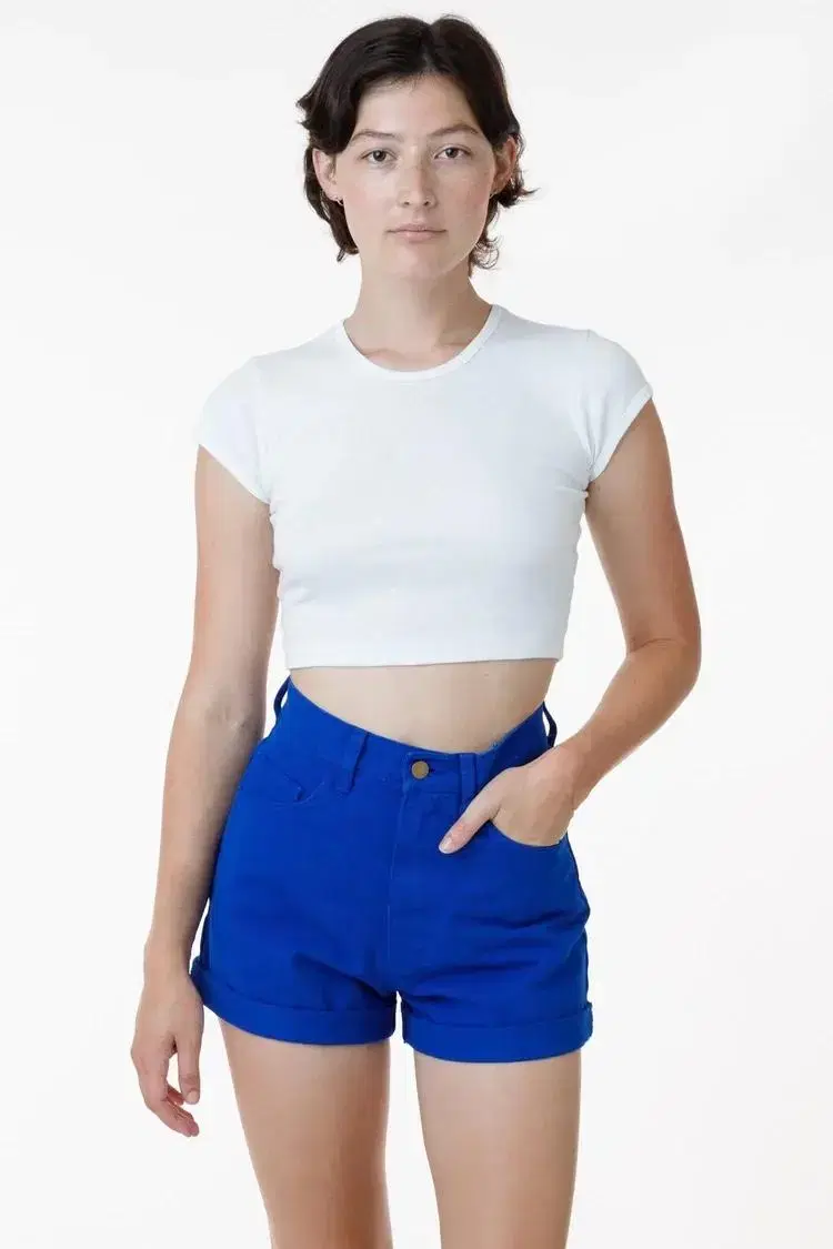 American Apparel 아메리칸 어패럴 블루 반바지